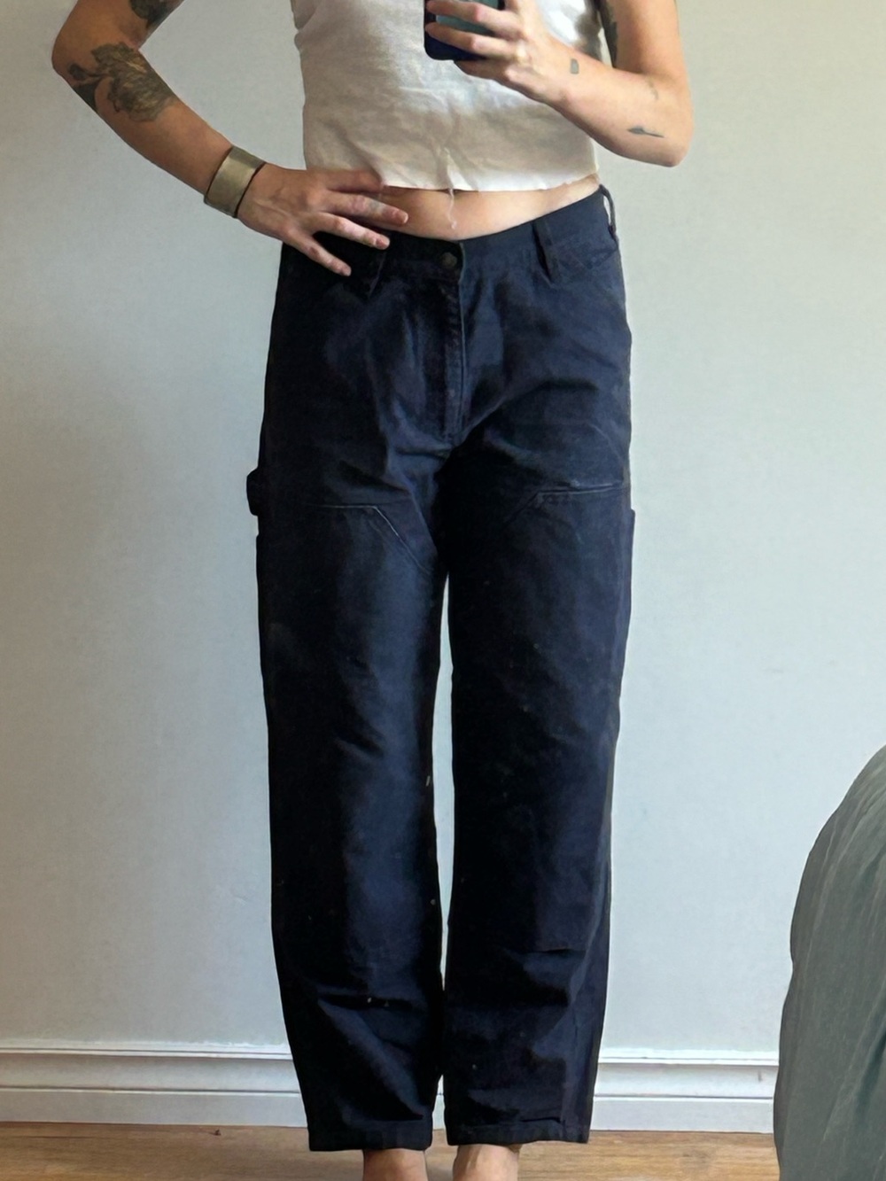 Dakota Dark Navy Casual Pants 32W x 30L